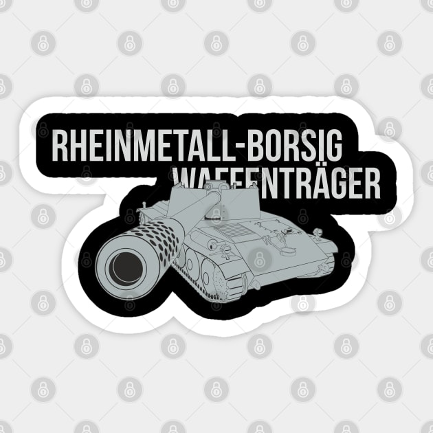 Rheinmetall Borsig Waffenträger Sticker by FAawRay